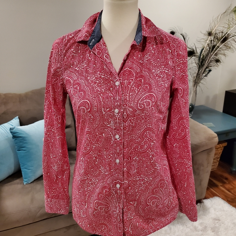 Tommy Hilfiger Paisley Button-Down